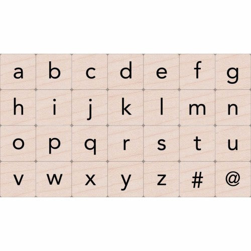 Hero Arts - Essential lowercase letters
