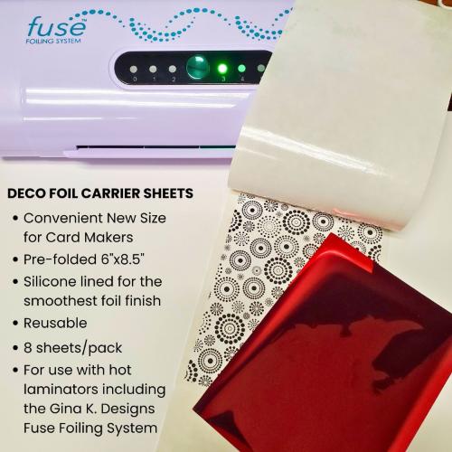 Deco Foil Carrier Sheets 6"X8.5" - 8/Pkg