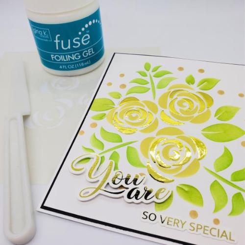 Gina K Designs Fancy Foil 6"X8" 12/Pkg Lemon Drop