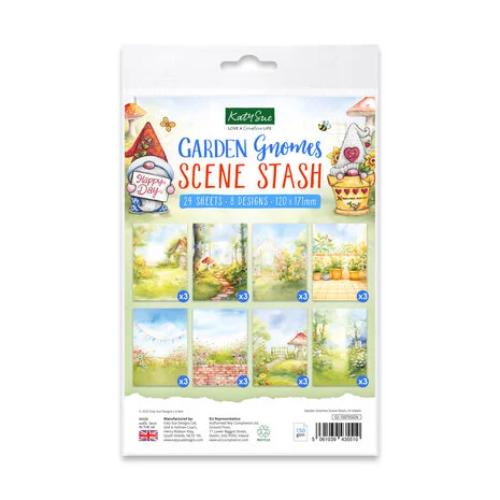 Katy Sue Designs Garden Gnomes Scene Stash (24pcs) (02-10075GGN)