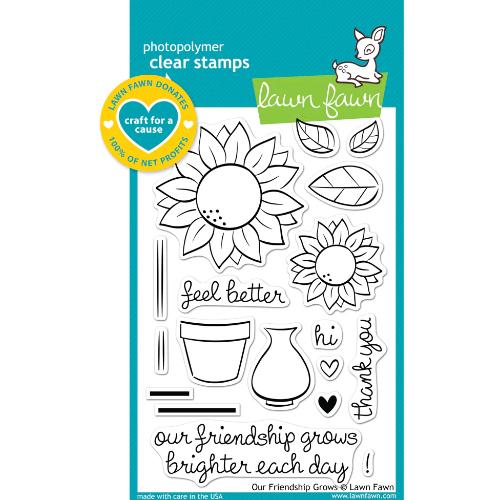 Lawn Fawn - Stamps - Our Friendship Grows