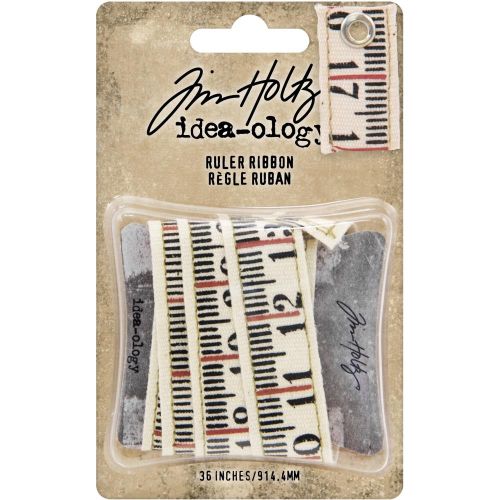 Tim Holtz Idea-Ology Ruler Ribbon 36"