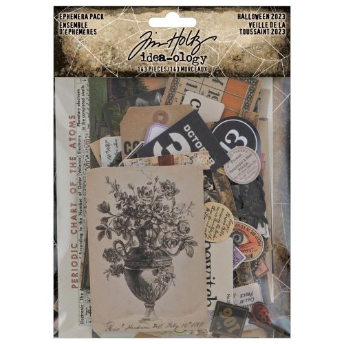 Tim Holtz Idea-Ology Ephemera Pack 143/Pkg Halloween