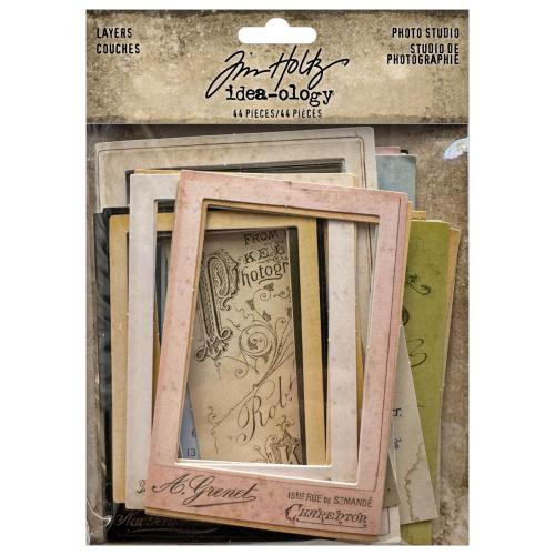 Tim Holtz Idea-ology Layers Photo Studio 44 Pieces
