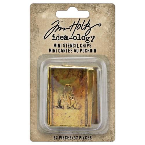 Tim Holtz Idea-ology Stencil Chips Mini 35 Pieces