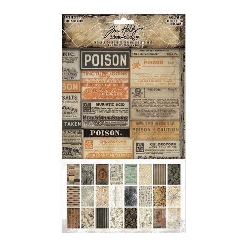 Idea-ology Tim Holtz Halloween Backdrops (TH94433)