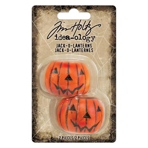 Idea-Ology Resin Jack-O-Lanterns 2/Pkg 1.25"X1"