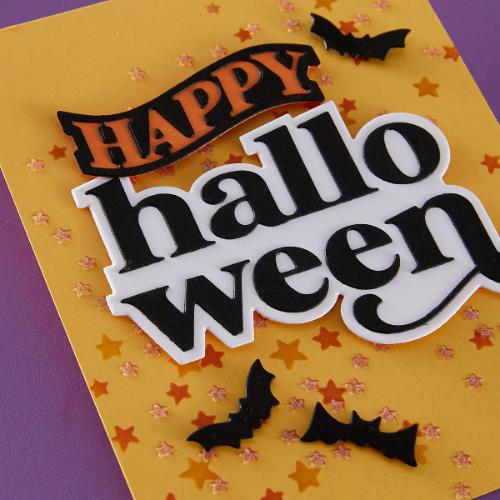 Spellbinders - Color Layering Scattered Stars Stencils