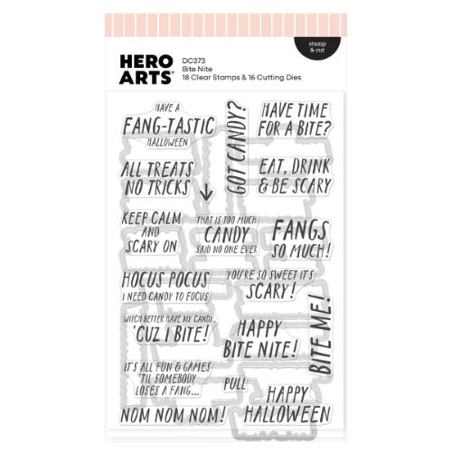 Hero Arts Spooky Smiles Want It All Bundle - Postage as per Actual