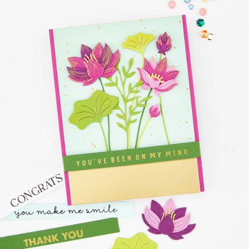 Hero Arts Say It With Style Letterpress & Foil and Die Bundle - Postage as per Actual