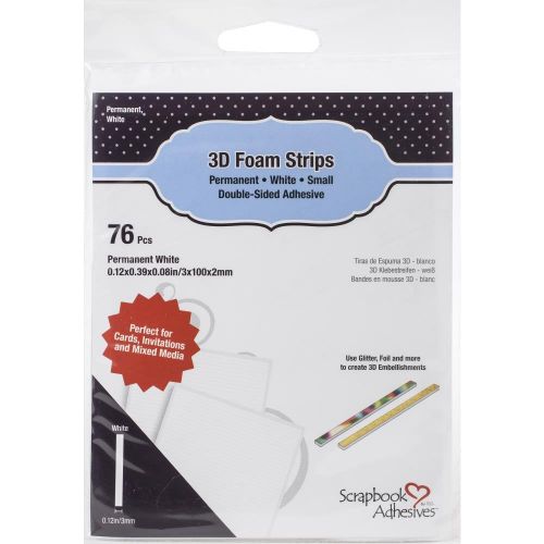 Scrapbook Adhesives 3D Foam Strips (76pcs)