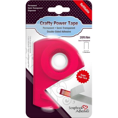 Scrapbook Adhesives Crafty Power Tape Dispenser .25"X20'