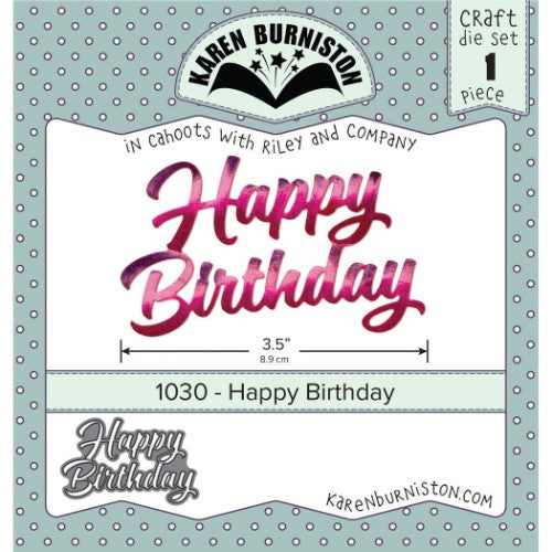 Karen Burniston - Happy Birthday 