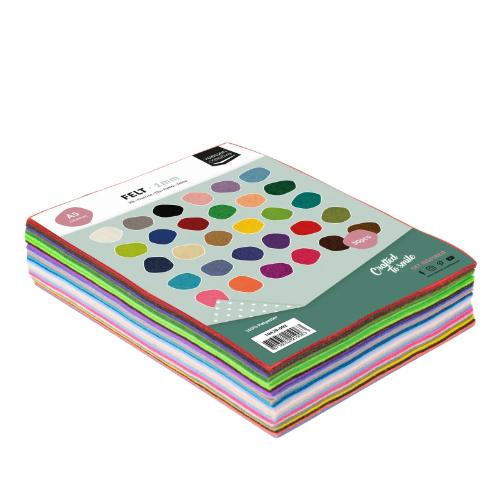 Vaessen Creative - Felt Multipack A5 30pcs - Postage as per Actual