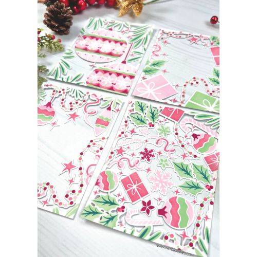 The Ton Stamps - Jolly Season Large Stencils - Postage as per Actual