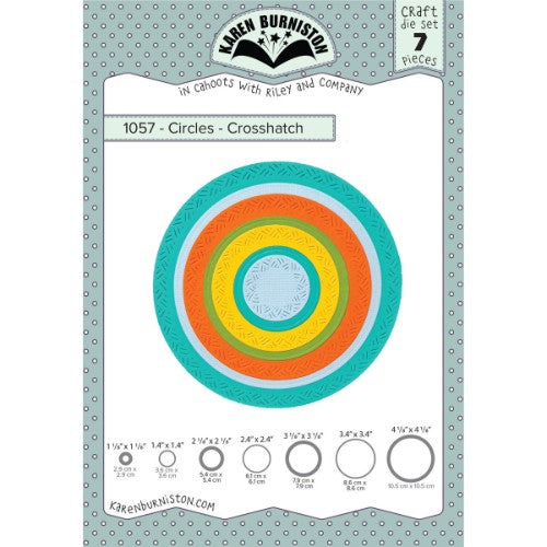 Karen Burniston - Circles - Crosshatch
