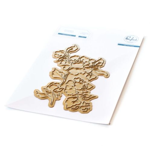 Pinkfresh Studio - Joyful Peonies hot foil plate