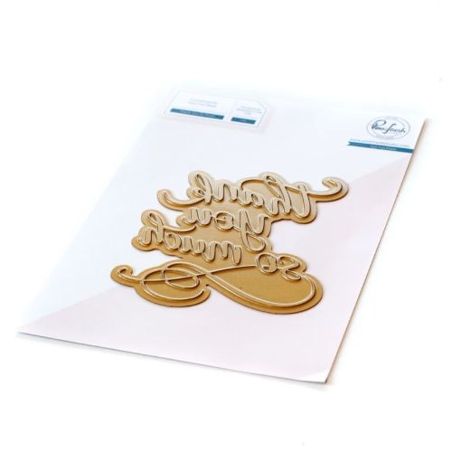 Pinkfresh Studio - Thank You So Much hot foil plate