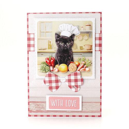 Katy Sue Designs Crafty Kittens Die Cut Topper & Decoupage Collection (11-DCD7002)