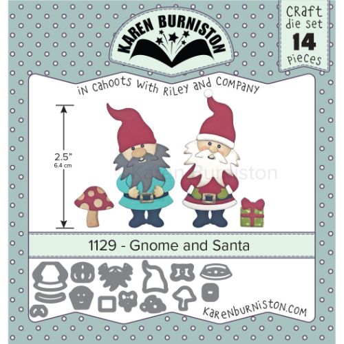 Karen Burniston Gnome and Santa