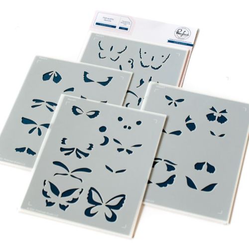 Pinkfresh Studio - Small Butterflies stencil
