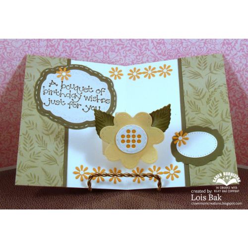 Karen Burniston - Twist Flower Pop-up