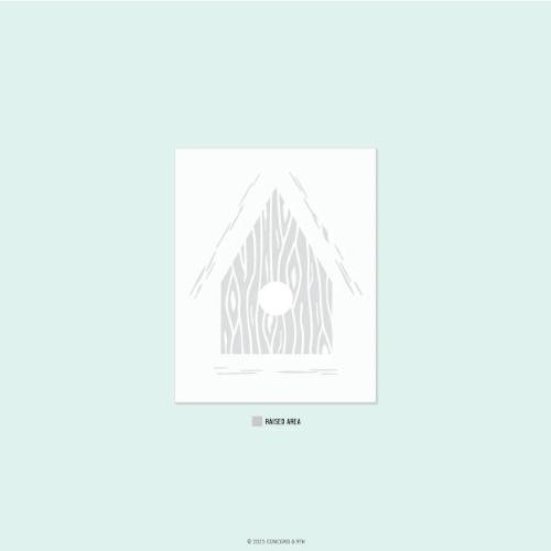 Concord & 9th - Birdhouse Blossoms Embossing Folder (2D)