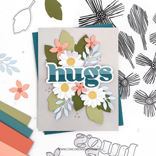 Concord & 9th - Paper Posy Embossing Folder (2D)