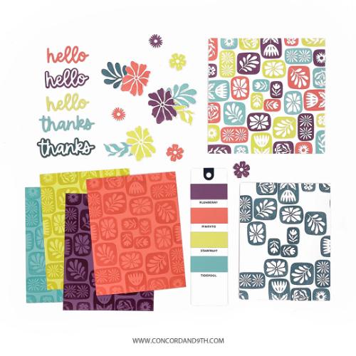 Concord & 9th - Tiled Turnaboutª Stamp Set (6 x 6)