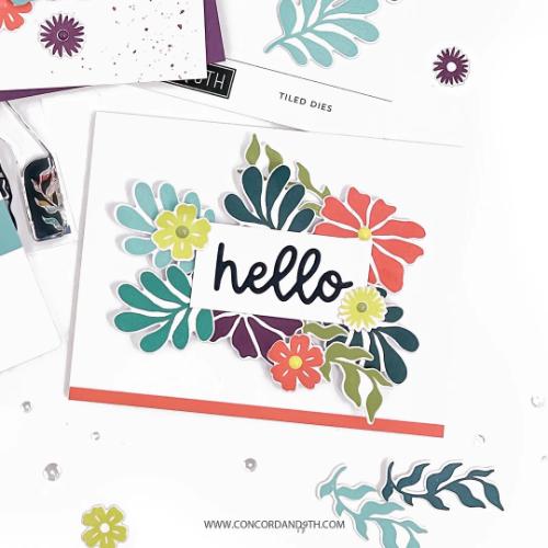 Concord & 9th - Tiled Turnaboutª Stamp Set (6 x 6)