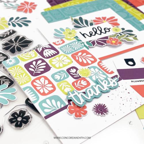 Concord & 9th - Tiled Turnaboutª Stamp Set (6 x 6)