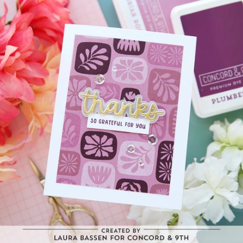 Concord & 9th - Tiled Turnaboutª Stamp Set (6 x 6)