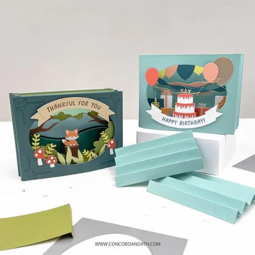 Concord & 9th - Accordion Card Base Dies