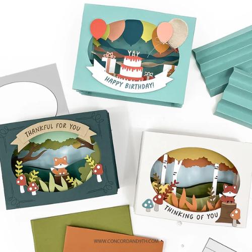 Concord & 9th - Accordion Card Base Dies