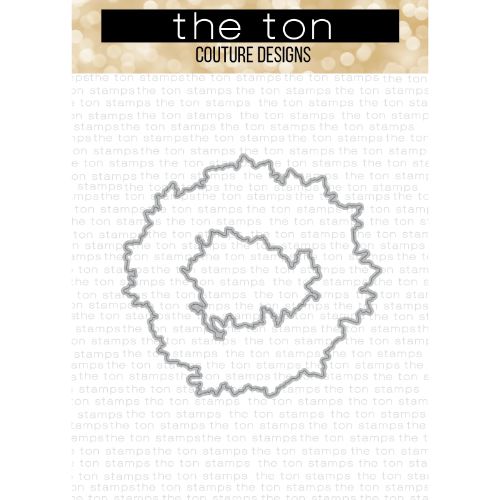 The Ton Stamps - Poinsettia Wreath Coordinating Dies