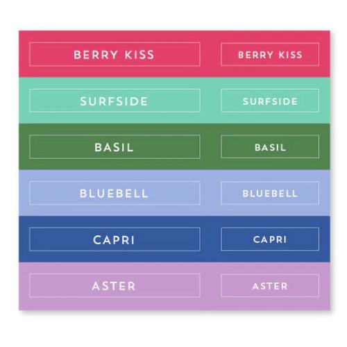 Concord & 9th - 2026 Ink Pad & Ink Cube Labels