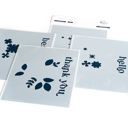 Pinkfresh Studio - Simplest Gestures layering stencil