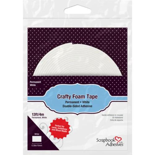 Scrapbook Adhesives Crafty Foam Tape White (01618)