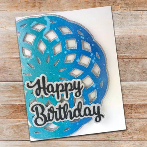 Paper Rose Studio - Happy Birthday Large Layered Metal Cutting Die 16874