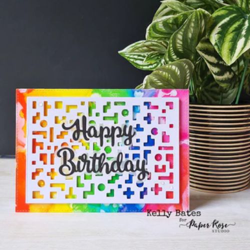 Paper Rose Studio - Happy Birthday Large Layered Metal Cutting Die 16874