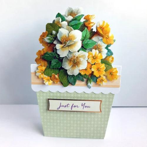 Katy Sue Designs Flower Patch Pots Card Making Kit (17-10075FPP)