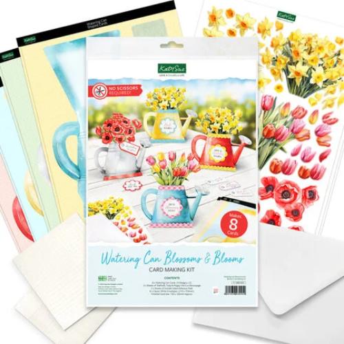 Katy Sue Designs Watering Can Blossoms and Blooms Card Making Kit (17-10081WCF)
