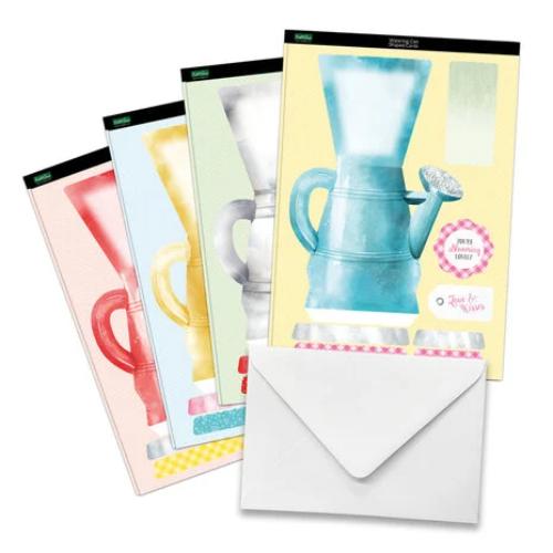 Katy Sue Designs Watering Can Blossoms and Blooms Card Making Kit (17-10081WCF)