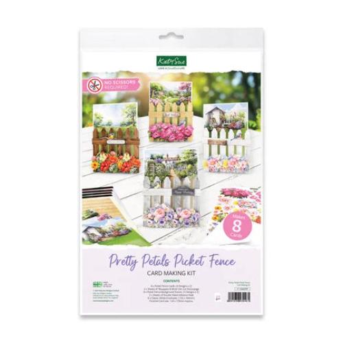 Katy Sue Designs Pretty Petals Picket Fence Card Making Kit (17-10082PPF)