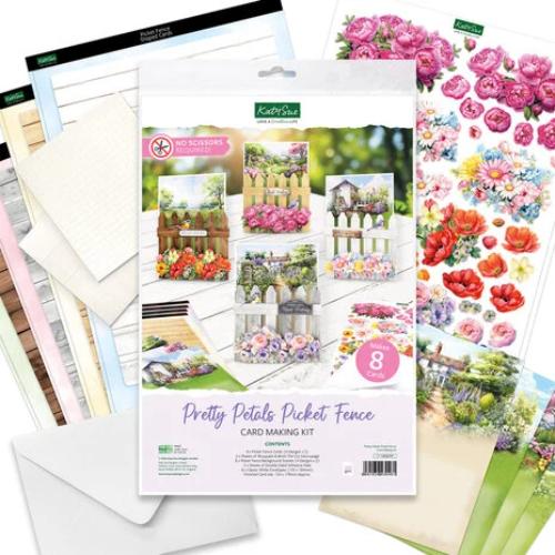 Katy Sue Designs Pretty Petals Picket Fence Card Making Kit (17-10082PPF)