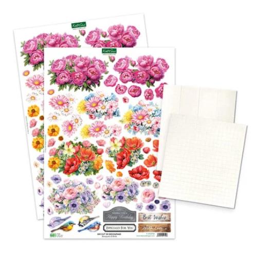 Katy Sue Designs Pretty Petals Picket Fence Card Making Kit (17-10082PPF)
