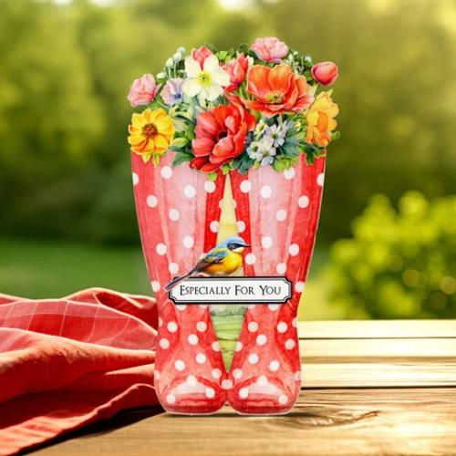 Katy Sue Designs Wonderful Wellington Boots Card Making Kit (17-10083WWB)