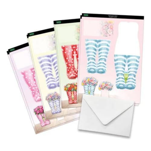 Katy Sue Designs Wonderful Wellington Boots Card Making Kit (17-10083WWB)