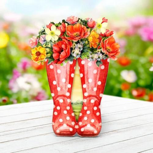 Katy Sue Designs Wonderful Wellington Boots Card Making Kit (17-10083WWB)