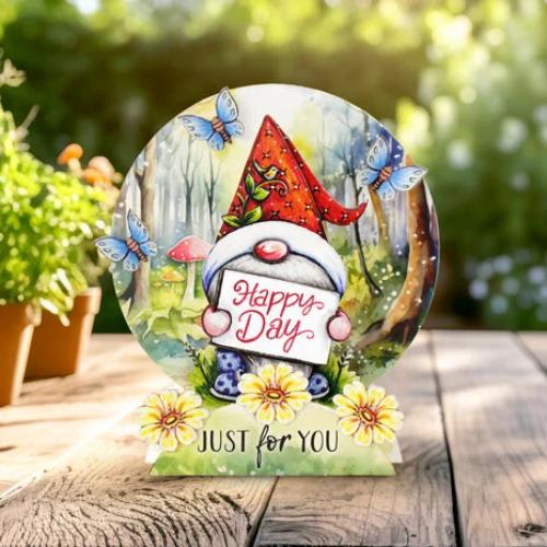Katy Sue Designs Garden Gnomes Pop Up Card Making Kit (17-10085GNM)